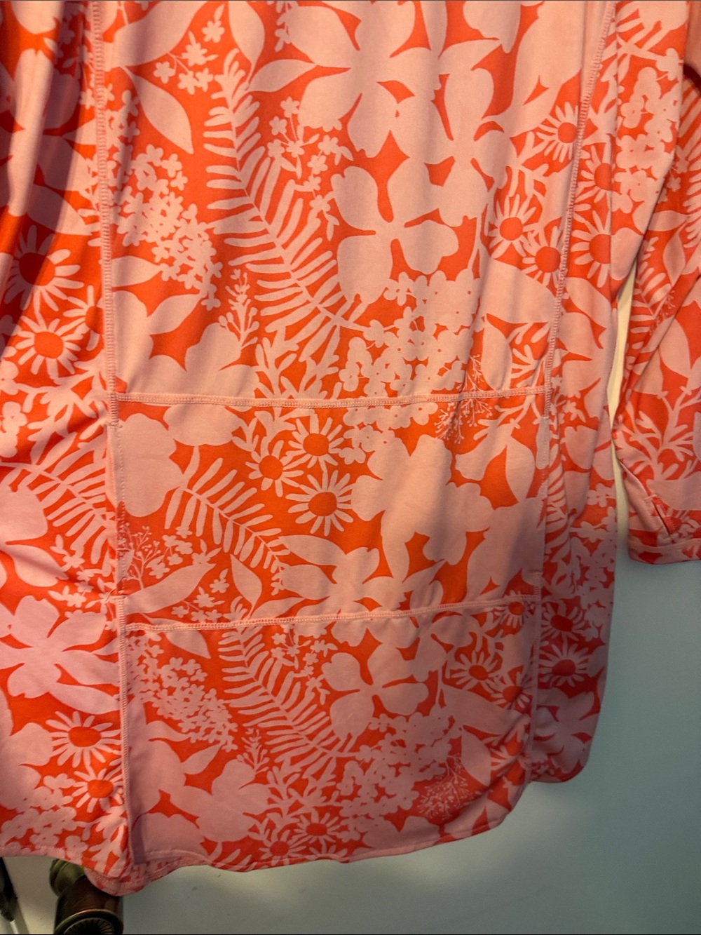 Rip Skirt Hawaii Pink and Coral Floral Athletic dress - Picture 5 of 5